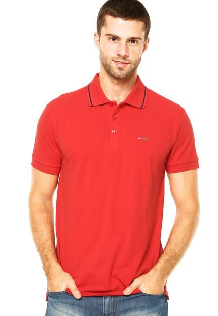 Camisa Polo Colcci Listra Laranja - Marca Colcci