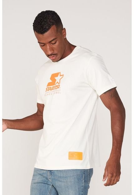 Camiseta Starter Estampada Off White - Marca STARTER