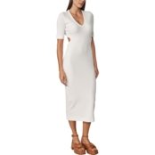 Vestido Colcci Canelado Ve25 Off White Feminino - Marca Colcci