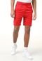 Bermuda adidas Originals Reta Basquete Legends 3-Stripes Vermelha - Marca adidas Originals