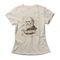 Camiseta Feminina Charles Darwin - Mescla Banana - Marca Studio Geek 