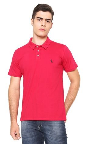 Camisa Polo Reserva Regular Fit Basic Rosa