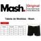 Kit 12 Cuecas Mash 110.15 Boxer Algodão - PT02  Multicolorido - Marca MASH