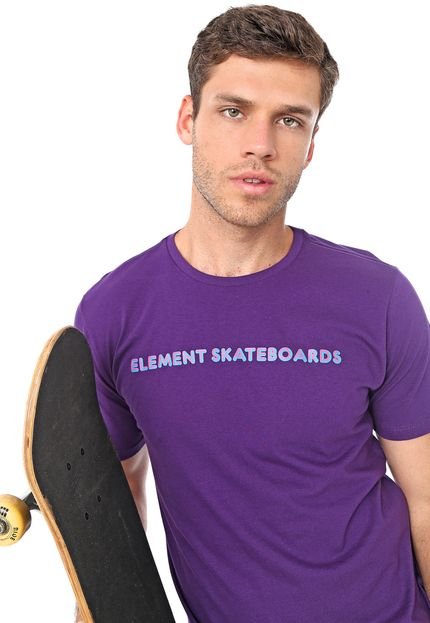 Camiseta Element Chrome Roxa - Marca Element