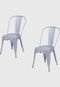 Conjunto 2 Cadeiras Retro Cinza Ordesign - Marca Ór Design