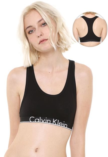 Top Calvin Klein Underwear Nadador Elástico Preto - Marca Calvin Klein Underwear