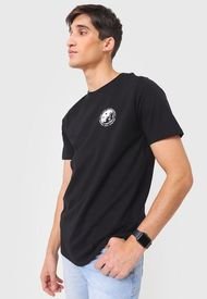 Polera Maui And Sons Surfer Stamp Negro - Calce Regular