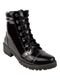 Coturno Bota Feminina Kamarine Conforto Salto Grosso Baixo Preto - Marca KAMARINE