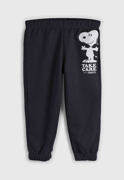 Calça Infantil Tricae por Snoopy Take Care Azul-Marinho - Marca Tricae por Snoopy
