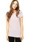 Blusa Benetton Decote Canoa Rosa - Marca Benetton