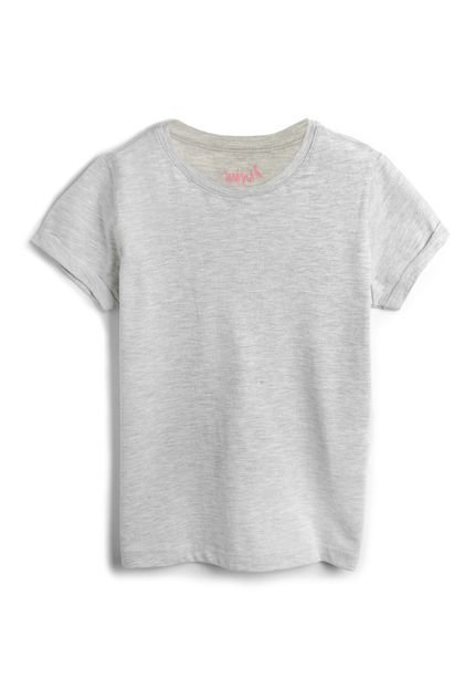 Blusa Reserva Mini Menina Liso Cinza - Marca Reserva Mini