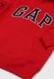 Blusa de Moletom GAP Infantil Logo Vermelha - Marca GAP