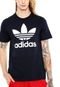 Camiseta adidas Originals Trefoil Azul-Marinho - Marca adidas Originals