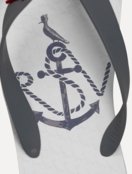 Chinelo Reserva Navy Anchor Branco - Marca Reserva