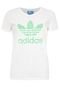 Camiseta MC adidas Originals Logo Aop Core White - Marca adidas Originals