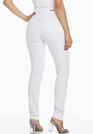 Calça Jeans Feminina HNO Jeans Skinny Branca