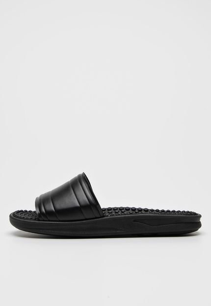 Chinelo Slide Beira Rio Liso Preto - Compre Agora | Dafiti Brasil