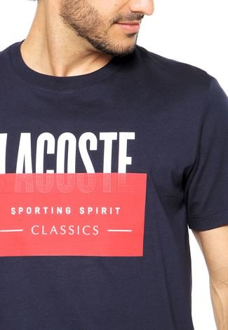 Camiseta Lacoste Classic Azul-Marinho