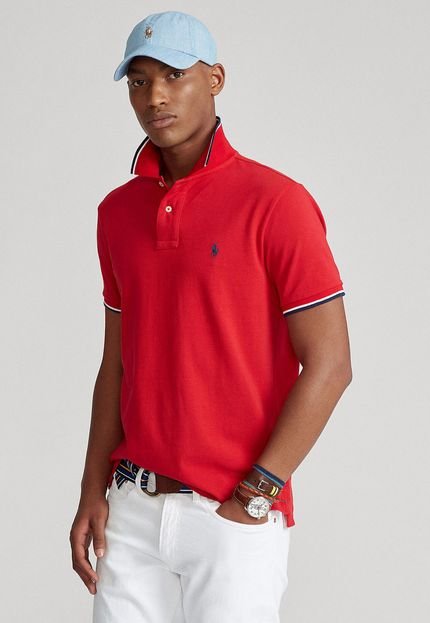 Camisa Polo Polo Ralph Lauren Logo Vermelha - Marca Polo Ralph Lauren