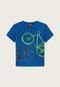 Camiseta Infantil Kyly Bike Azul - Marca Kyly