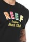 Camiseta Reef Colors Type Preta - Marca Reef