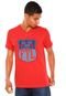 Camiseta Fatal Slim V Vermelha - Marca Fatal Surf
