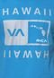 Camiseta RVCA Havaii Azul - Marca RVCA