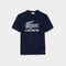 Camiseta Lacoste em jérsei de algodão com estampa de logo Azul - Marca Lacoste