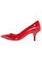 Scarpin My Shoes Salto Médio Básico Vermelho - Marca My Shoes