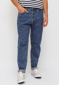 Jeans Cotton On Relaxed Tapered Azul - Calce Holgado