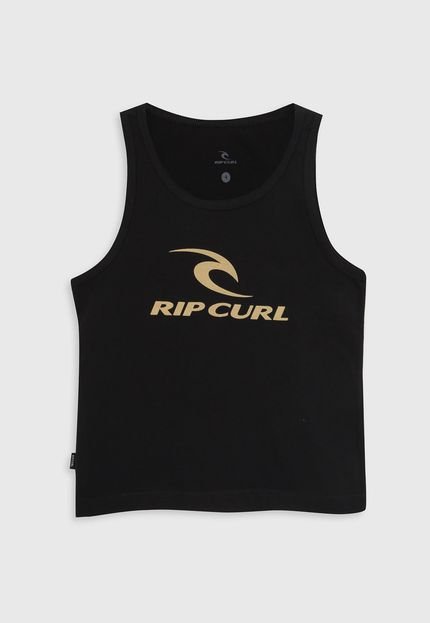 Regata Rip Curl Infantil Logo Preta - Marca Rip Curl