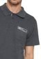 Camisa Polo Rusty Reta Wave Cinza - Marca Rusty