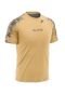 Camiseta Raglan Unissex Pilates Tecnodots Ocre - Marca Over Fame