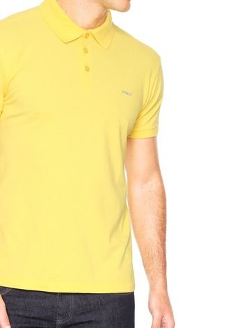Camisa Polo Colcci Brasil Amarela