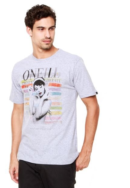 Camiseta O'Neill Bonjour Cinza - Marca O'Neill