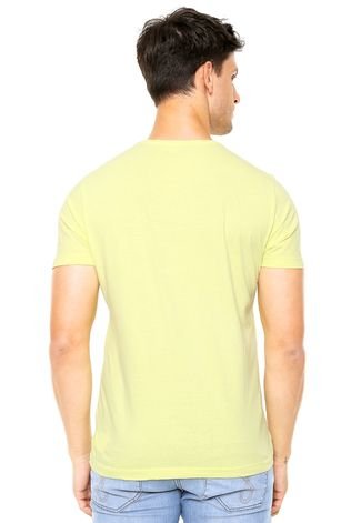 Camiseta Aramis Estampada Amarela