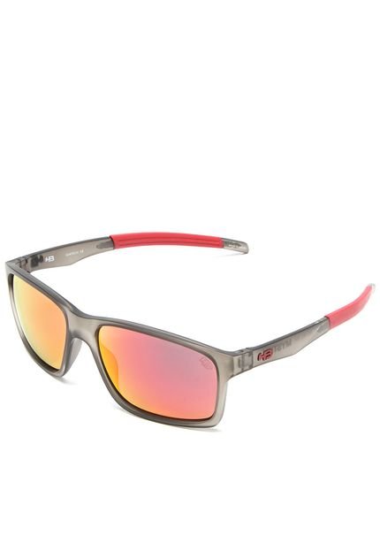 Óculos de Sol HB Mystify Cinza/Vermelho - Marca HB