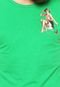 Camiseta Manga Curta Cavalera Pin Up Verde - Marca Cavalera