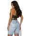 Bermuda Jeans Jorts Feminina Cintura Média  Básica 23624 Americano Consciência - Marca Consciência