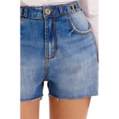 Short Jeans Lança Perfume Loose Sh Ve25 Azul Feminino - Marca Lança Perfume