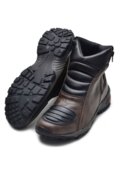 Kit Bota Motociclista Masculino Cano Baixo Casual   Carteira Café - Marca Form's