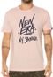 Camiseta New Era Essential Tag Rosa - Marca New Era