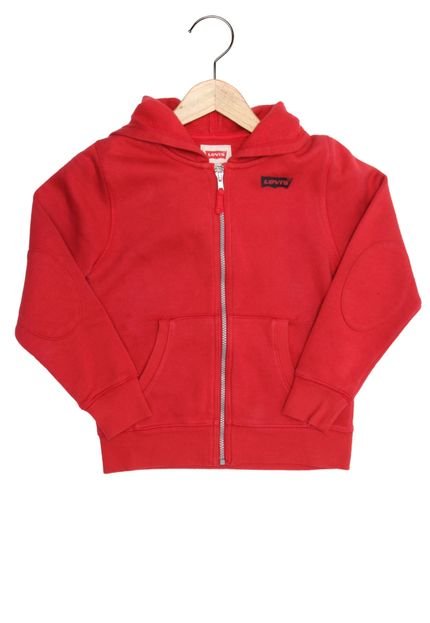 Blusa De Moletom Levis Infantil Vermelho - Marca Levis