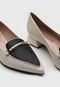 Scarpin Jorge Bischoff de Couro Baixo Off-White - Marca Jorge Bischoff