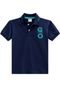 Camisa Polo Infantil Menino Milon Azul - Marca Milon