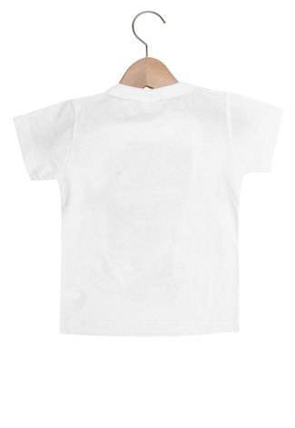 Camiseta Kamylus Manga Curta Menino Branco