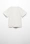 Camiseta MANGO KIDS Floral Off-White - Marca MANGO KIDS