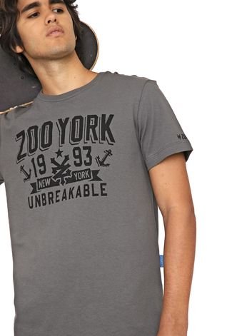 Camiseta Zoo York Anchors Cinza