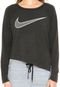 Camiseta Nike Nk Dry Ls Cinza - Marca Nike