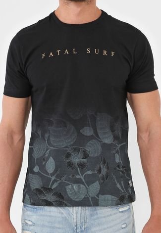 Camiseta Fatal Floral Preta